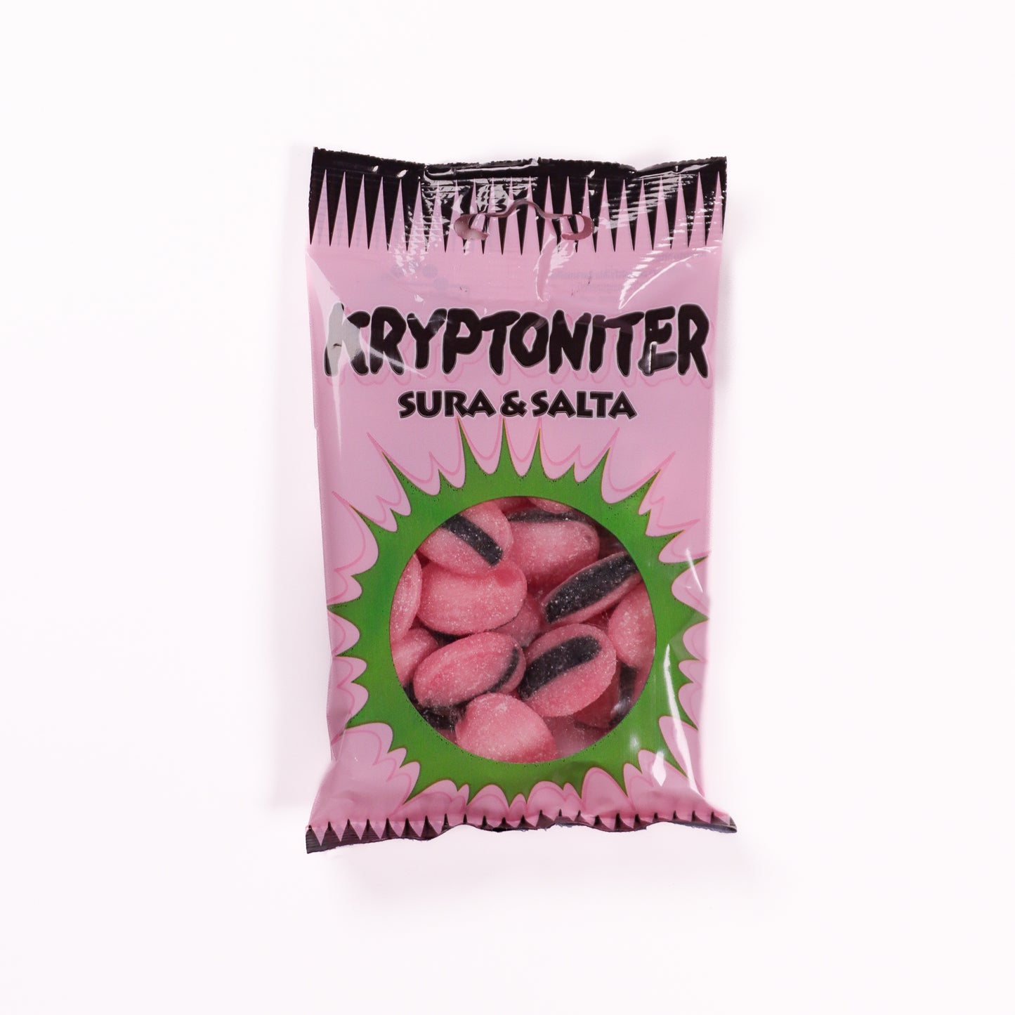 Kryptoniter Sour & Salty Raspberry Licorice Hard Candy
