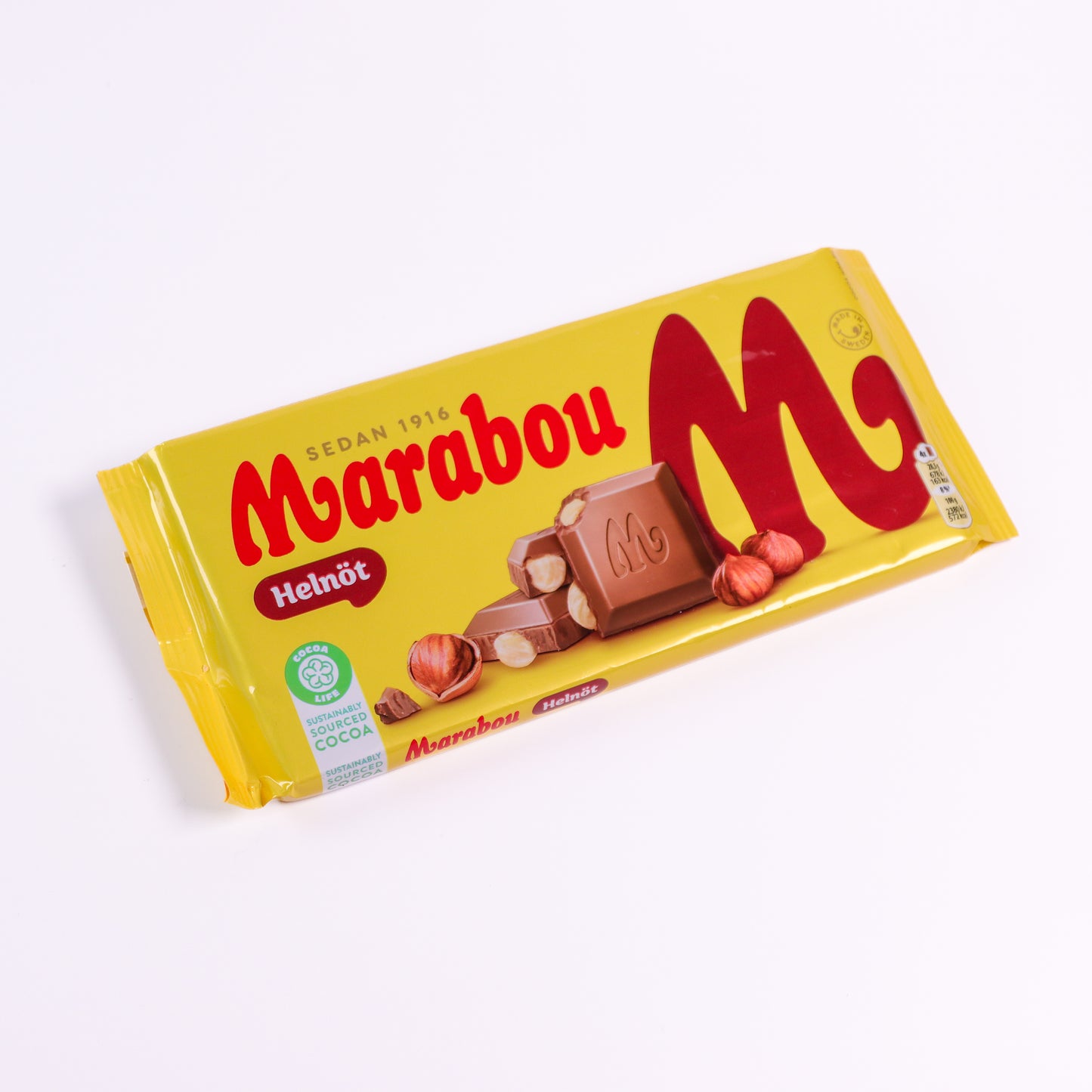 Marabou Whole Hazelnut Chocolate Bar