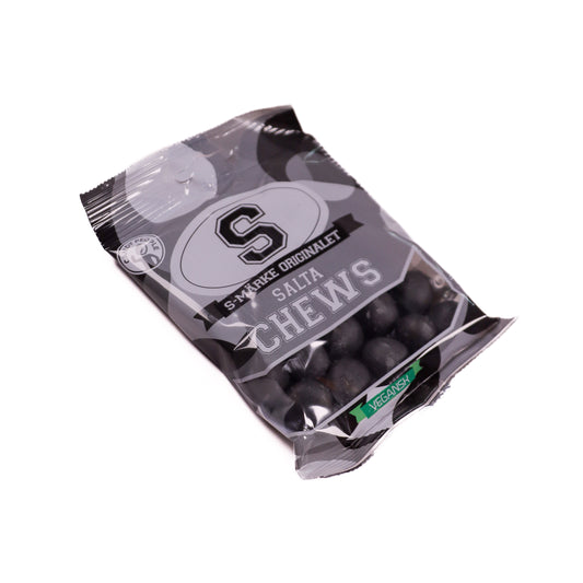 S-Mark Salty Black Licorice Chews