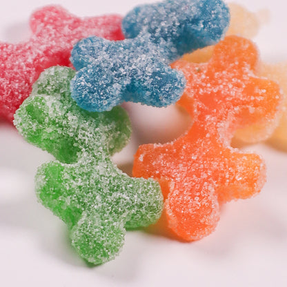 Sour Puzzle Piece Tropical Gummies