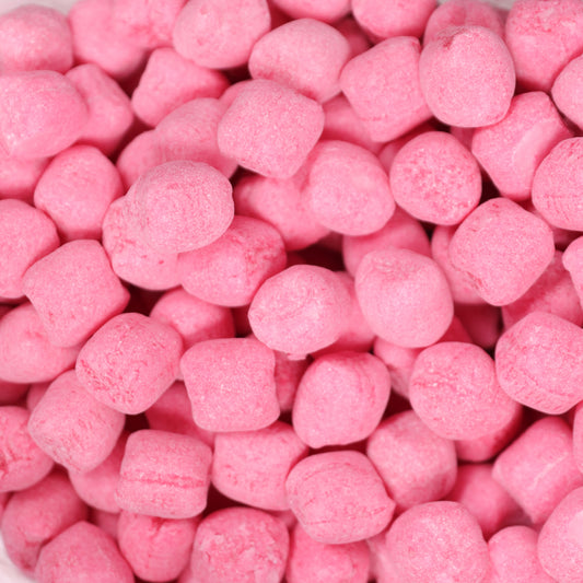 Fizzy Strawberry Hard Candies (Jordgubbs Klumpar)