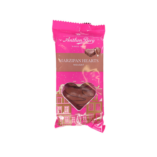 Anthon Berg Nougat Chocolate Marzipan Hearts - LIMITED